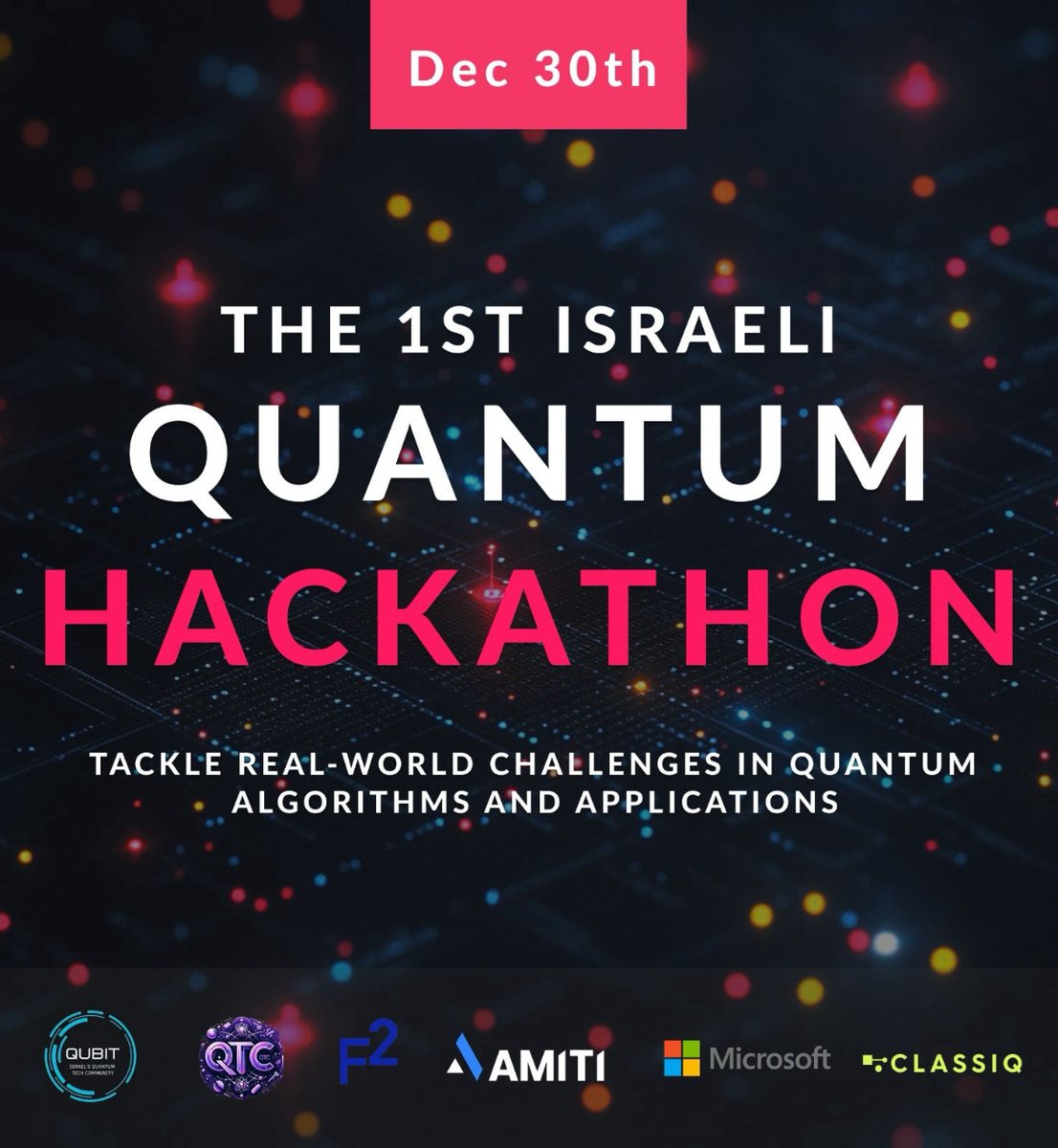 Poster: The 1st Israeli Quantum Hackathon