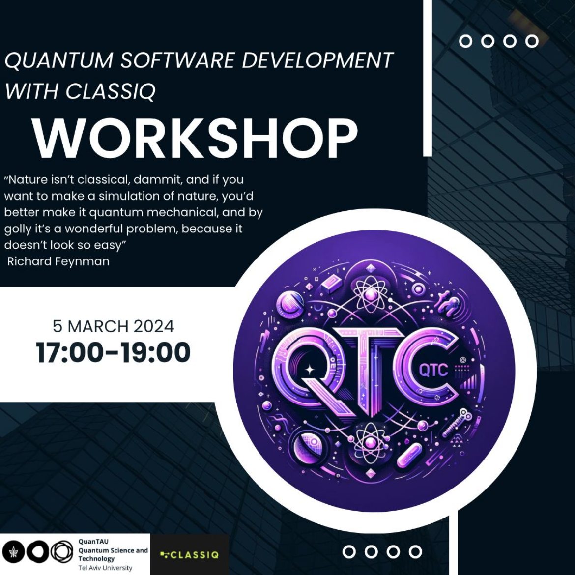 Poster: Quantum Software Development with Classiq — Workshop